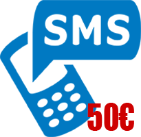 Servizio SMS - credito di 50€